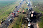 10/04/2008: Niebla, humo y exceso de velocidad causaron el choque en cadena en la ruta 9 que dej� 4 muertos.  Hubo cuatro victimas fatales y decenas de heridos en los m�ltiples choques. 